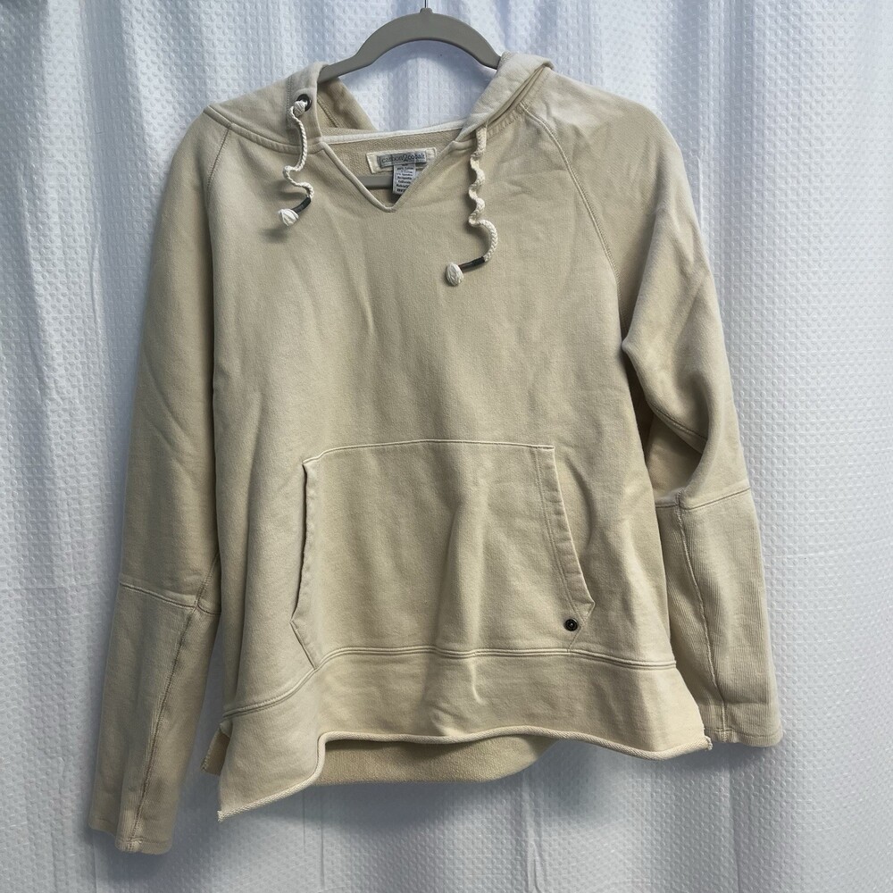 Carbon‎ 2 Cobalt Men’s Oversized Beige Workout Hoodie Gorpcore Hiking Medium